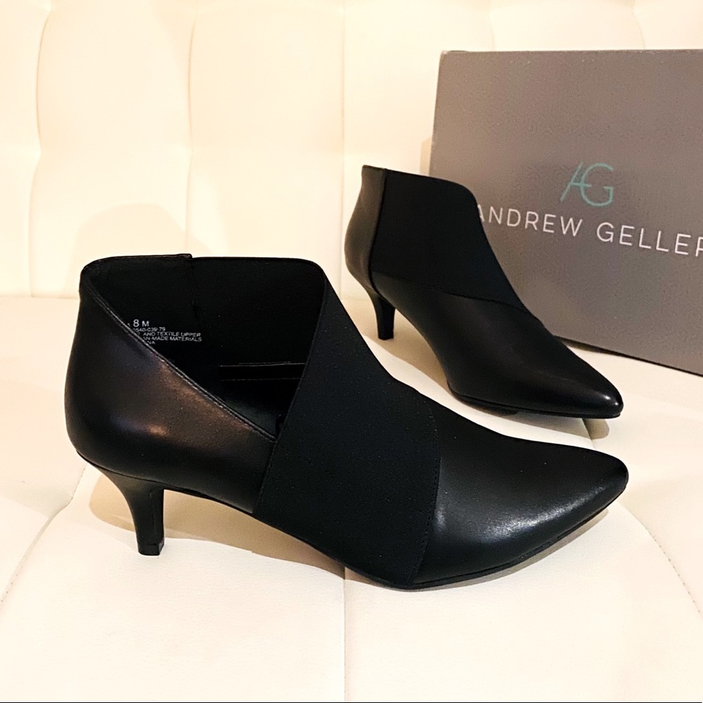 NEW ANDREW GELLER Kitten Heels